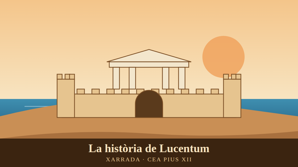 Xarrada sobre la història de Lucentum